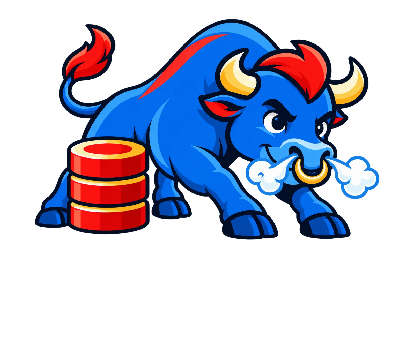Hardcharger™: the charging bull and wordmark